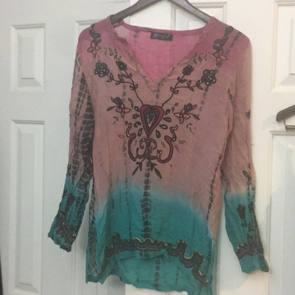 Anitsa Paris VintageBohoHippielook Embroidered top